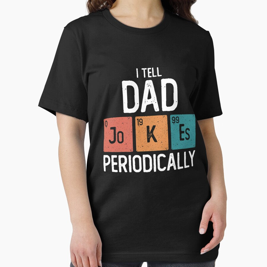 I Tell Dad Jokes Periodically Funny Father's Day Gift Science Pun Vintage Chemistry Periodical Table by UmarKhurshid
