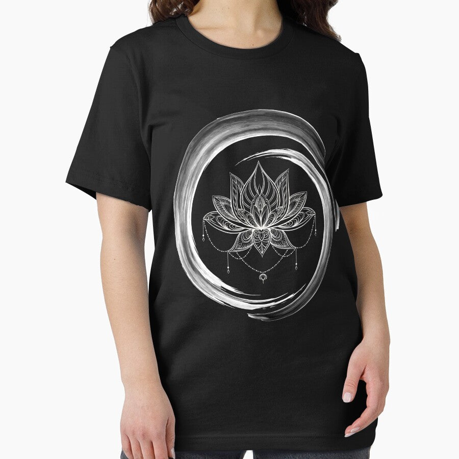 Flower of Life in Lotus Mandala good Vibe Graphic by Tannumoni
