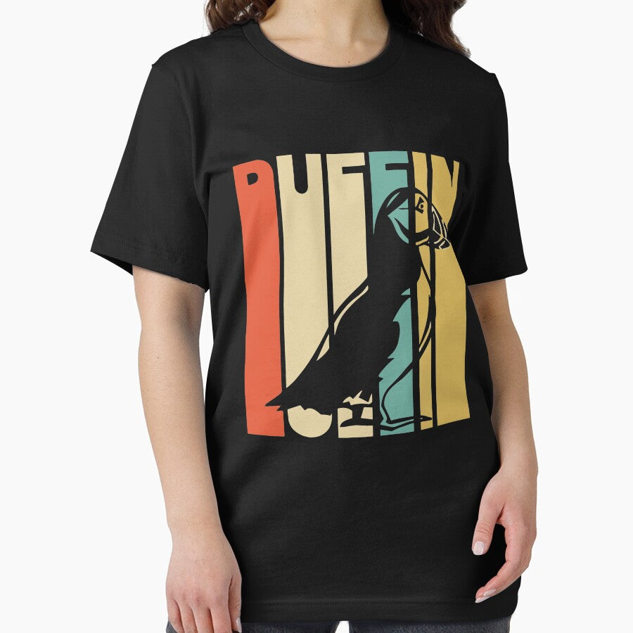 Vintage Style Puffin Silhouette Shirt by joanx1114