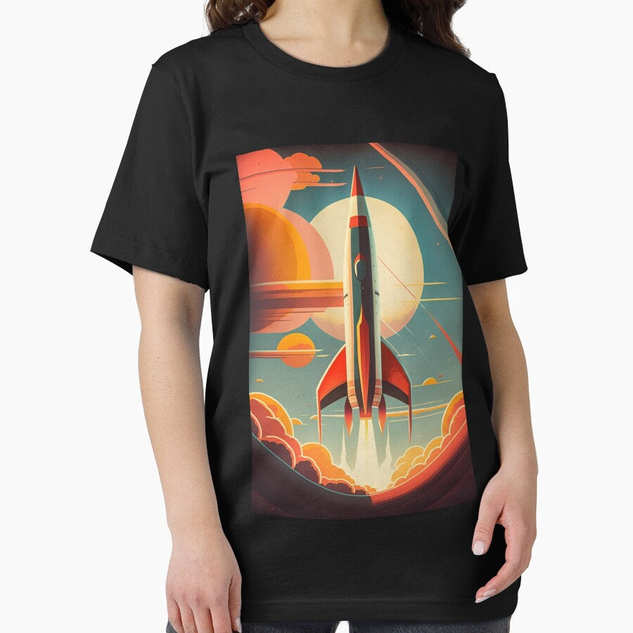 Retro science fiction Rocket 1960s by RESToRAPTOR