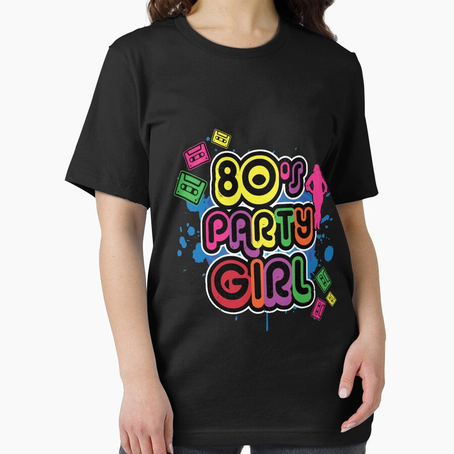 80s Party Girl Vintage Retro Eighties Costume by Hananiah Merch