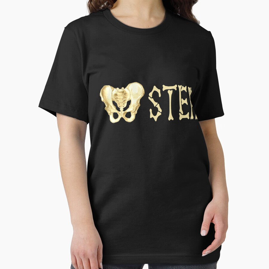 Hipster Hip Bone T-shirt Skeleton Tee by Pucadesign
