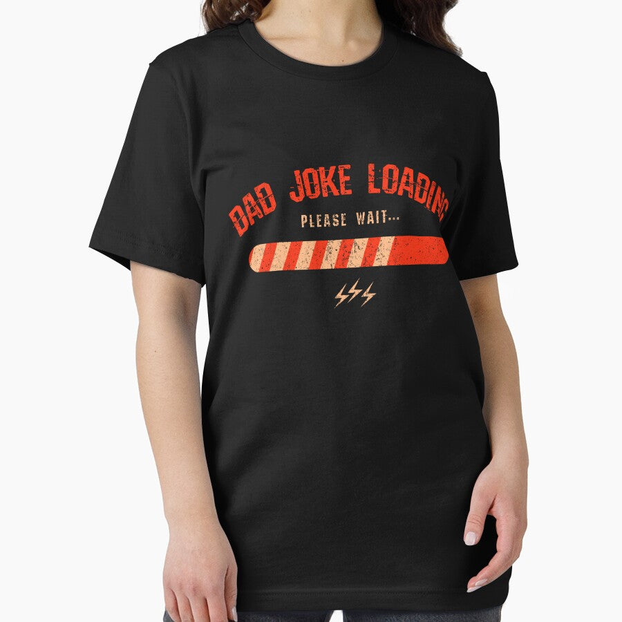 Vintage Dad Joke Loading Please Wait Funny by TeeByDesignsCo®