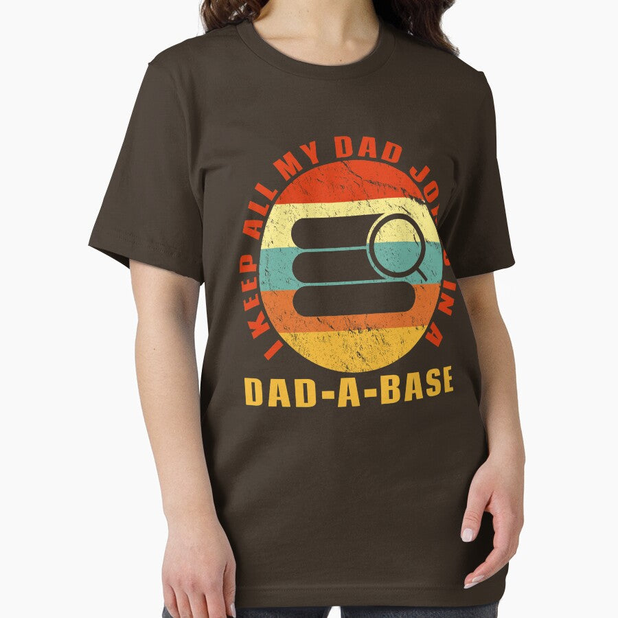 I Keep All My Dad Jokes In A Dad-A-Base Vintage Tech by TKsTees