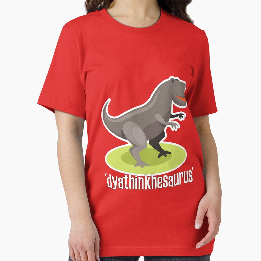 dyathinkhesaurus funny dinosaur pun design by Kam-designs