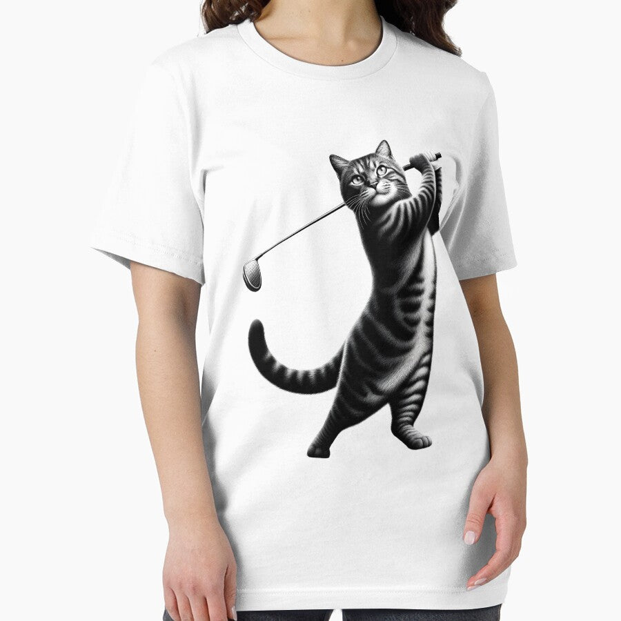 Vintage Cat Playing Golf Kitten Lover Golf Player Golfer by Kimberley King Art  King Art
