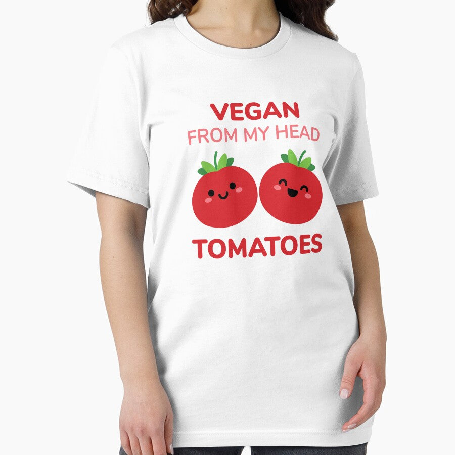 Vegan From My Head Tomatoes by radishmerch