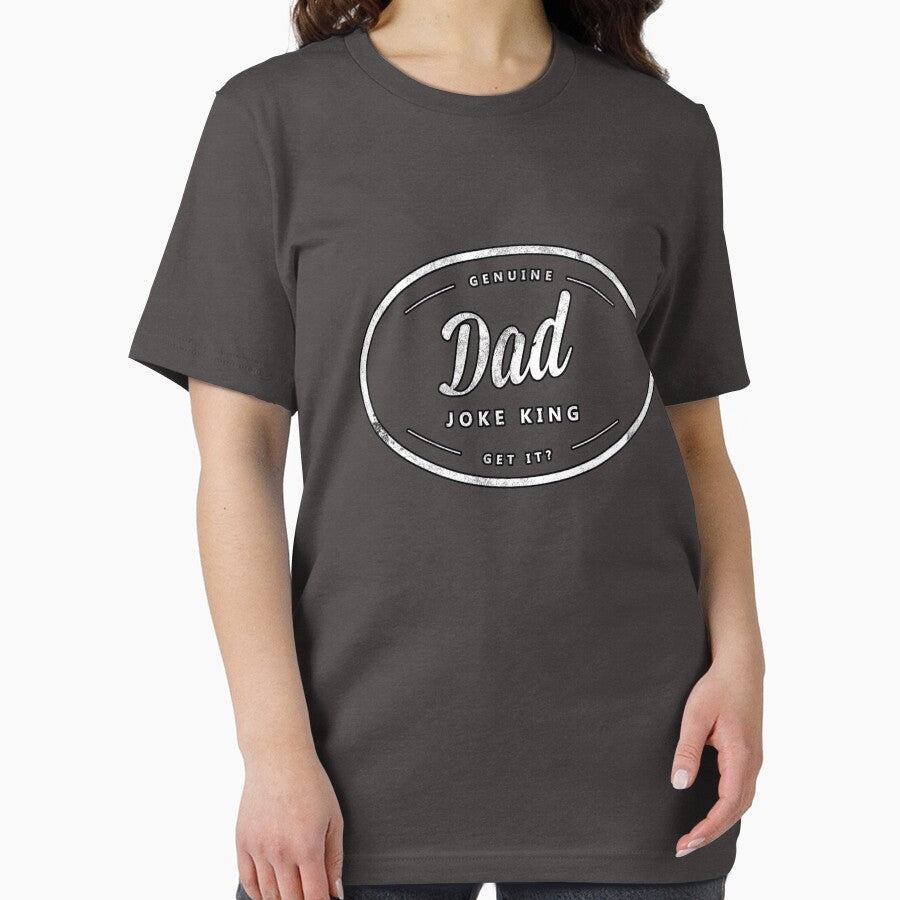 Genuine Dad Joke King - Father's Day Gift by Studio  128