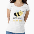 Bee busy save bee kawaii design by high5doodle