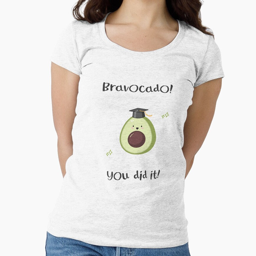Avocado graduation congrats bravocado kawaii design by high5doodle
