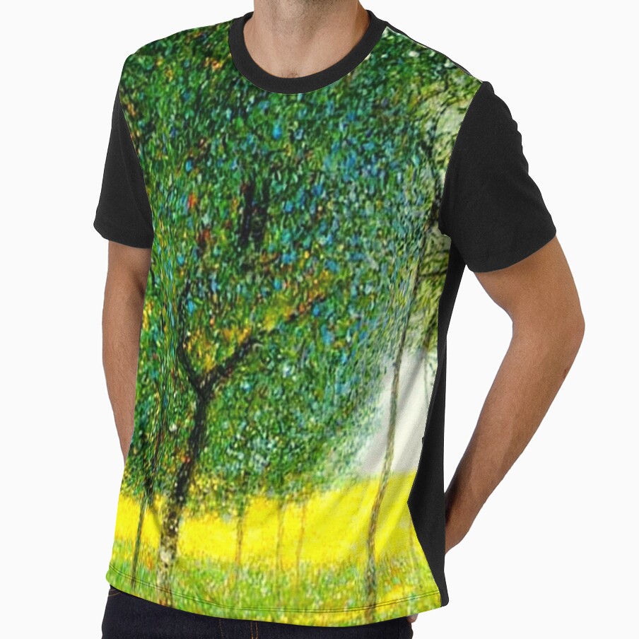 Art painting by gustav klimt fruit trees by Golido