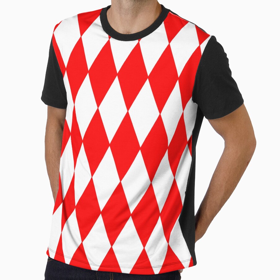 Red and White Harlequin by starrylite