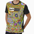 Theme Park Bullfrog Fan Print by hangman3d
