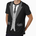 Black Suit Tie and Vest by Jerry Lambert