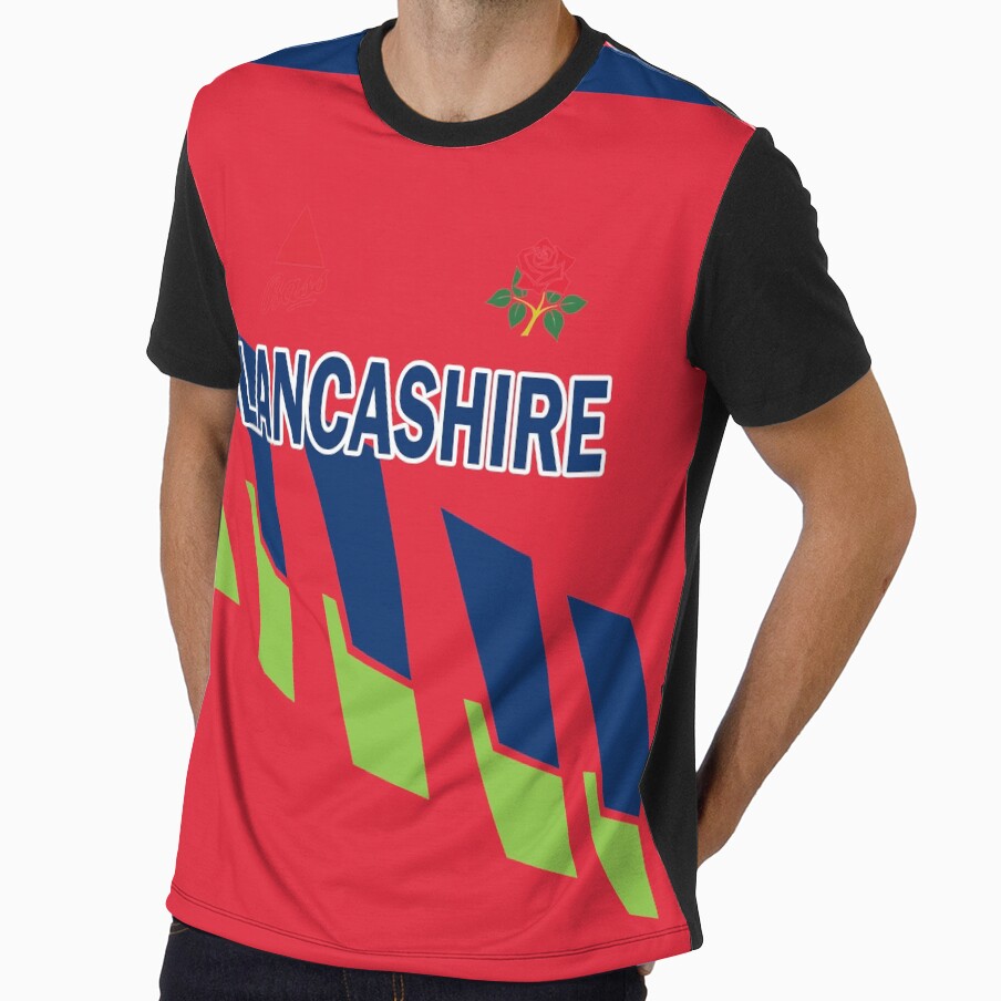 1993 Lancashire AXA Equity & Law Sunday League Cricket Shirt by apparelproject