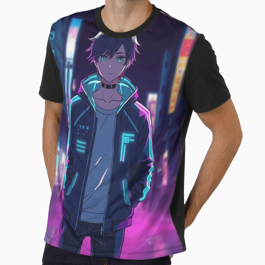 Rising Spirit Cyberpunk | Anime Neon City Character by Animepopstudio