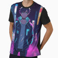 Rising Spirit Cyberpunk | Anime Neon City Character by Animepopstudio