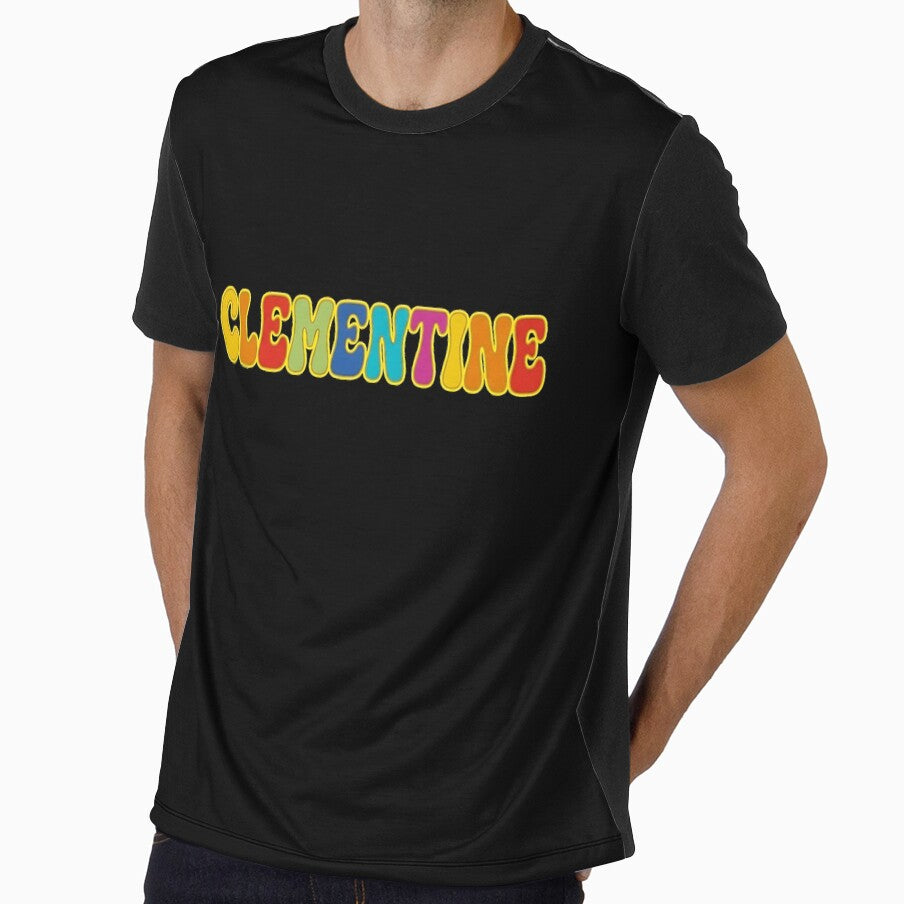 ❤️ Clementine Personalized Name Wavy Retro Shirt, Coffee Mug, Sticker Gift by HelixPedia