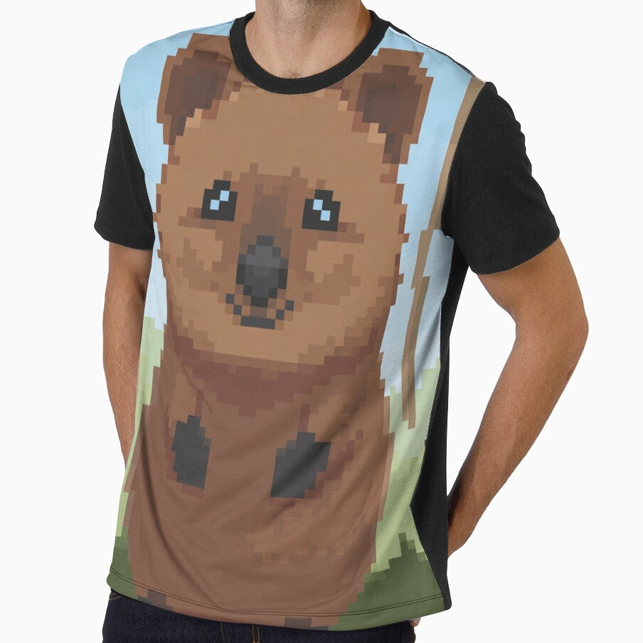 Pixel Quokka  Cute Retro 8‑Bit Australian Animal Art by Pixel8Prints