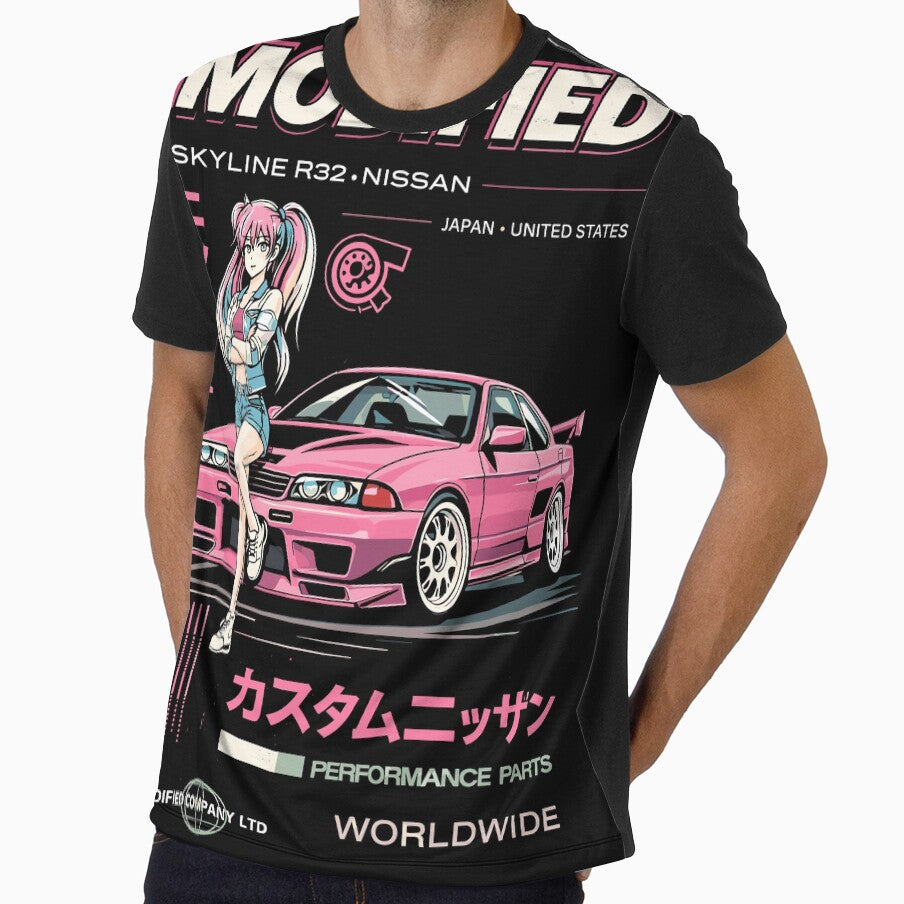 Modified Nissan Custom Parts by Matinez Pink