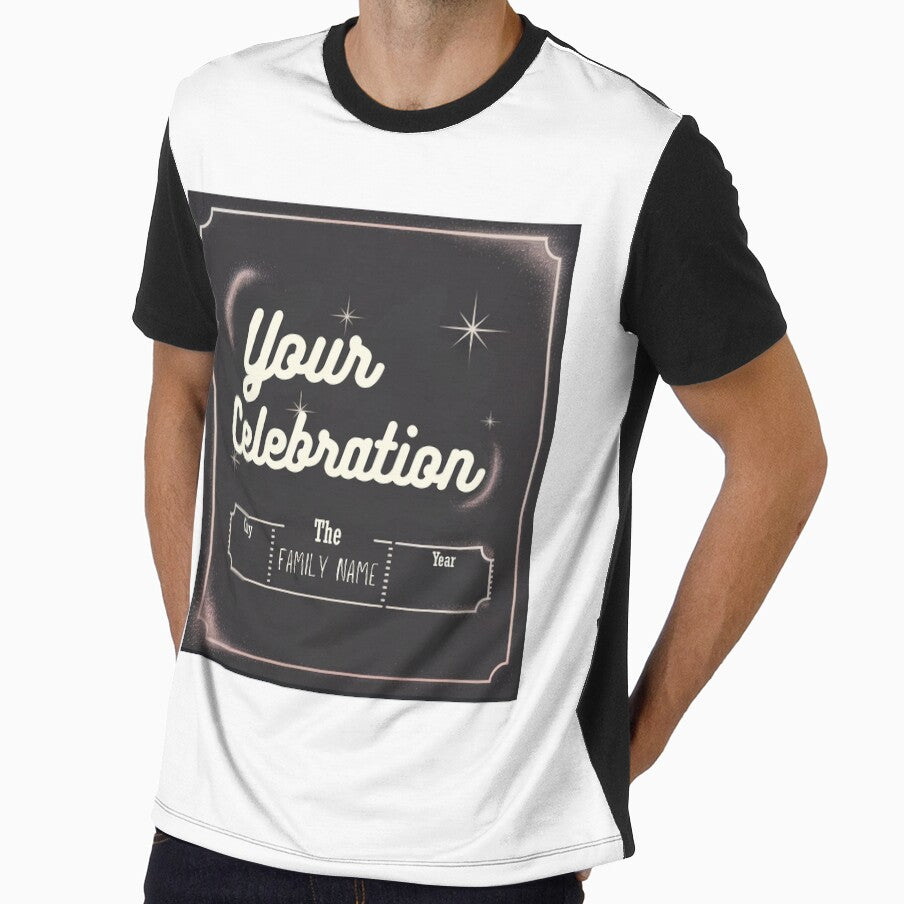 Personalized Vintage Celebration Ticket Shirt Custom Family Reunion Graduation Birthday Girls Trip Retro Event Name City Year Tee by ShaBooBooBeh