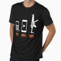 Funny Nerd Evolution Gamer Shirt: MP3 MP4 MP5 by RAWWR
