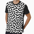 SUPERCOOL ORGANIC TURING PATTERN BLACK AND WHITE BY SUBGRL by SUBGIRL