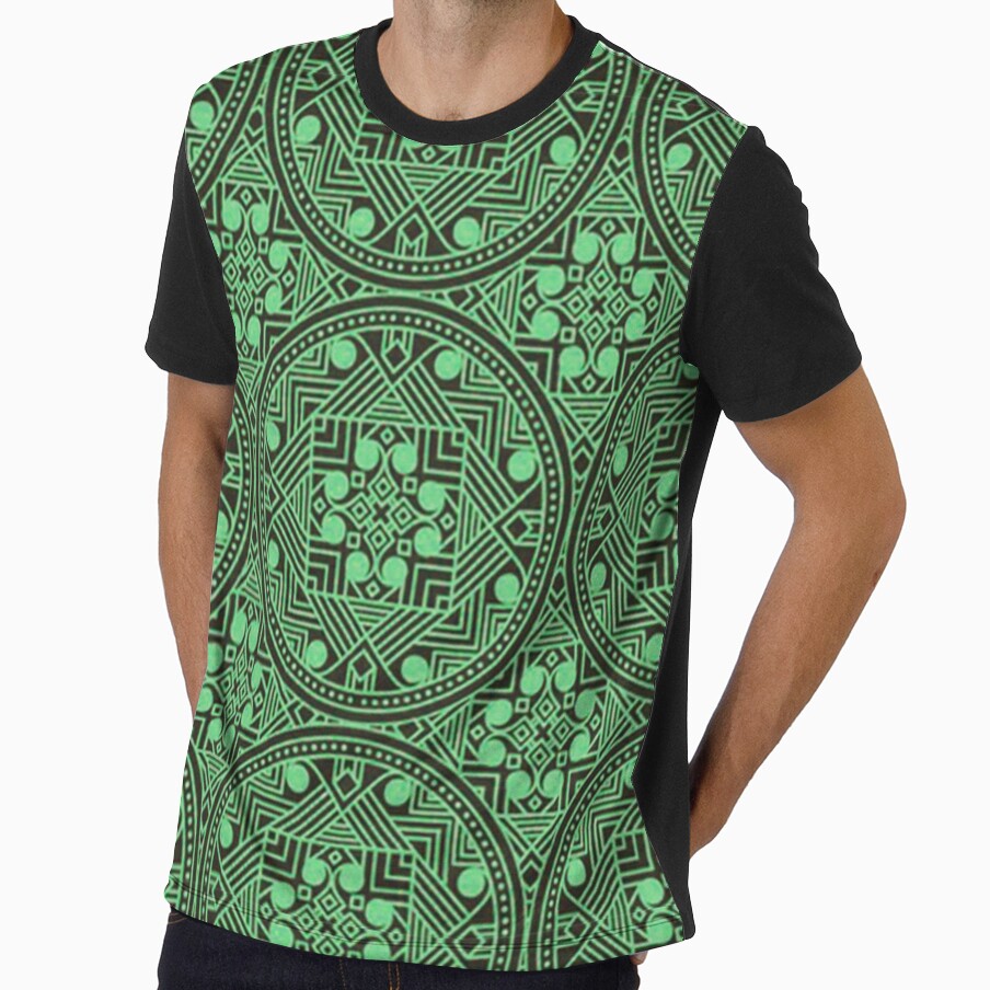 Green Floral Pattern by bohobeauti