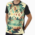 A Teal Aztec Bohemian SouthWest Design - Boho Chic Patterns by GVRDesign