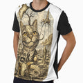 Surreal Dream Cat & Raccoon – Melting Reality Animal Art by Mh-ARTWORX