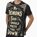 My Demons Said I Should Write This Down | Gothic Dark Humor Journal Gift by Antik by Schulz