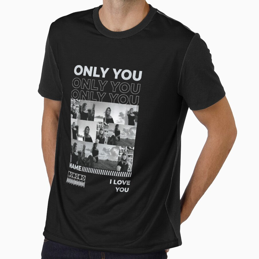 Custom Only You, Hoodie Set, Personalized Couple Matching, Romantic Love Present for Him by TschandriaArt
