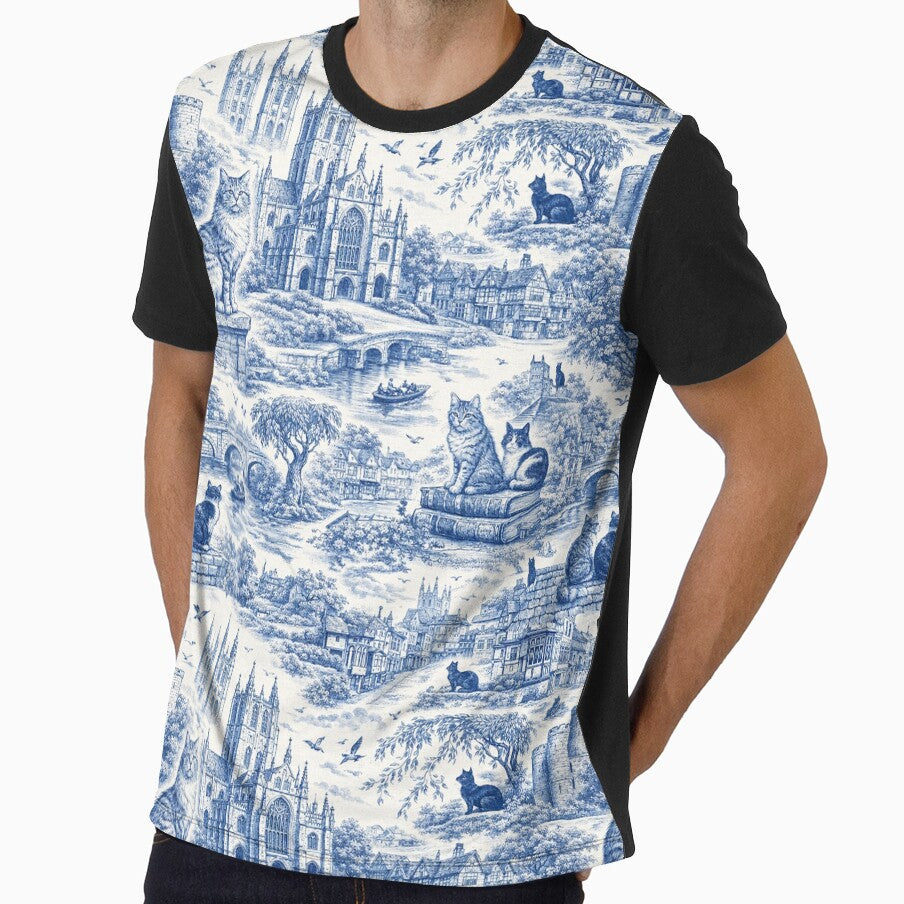 Canterbury cats toile by chihuahuashower