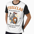 Steelclad Metalworks Co. T-Shirt by Matinez Pink