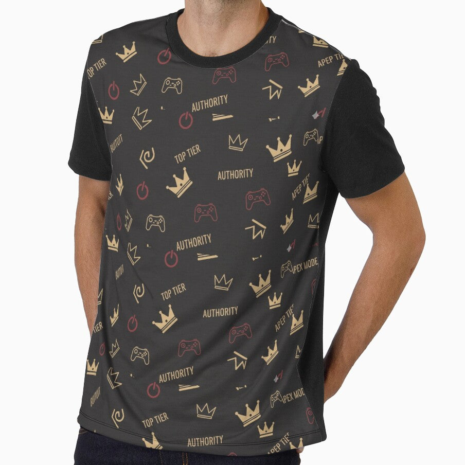 Elite Gaming Crown Pattern by StickVerse by Owais