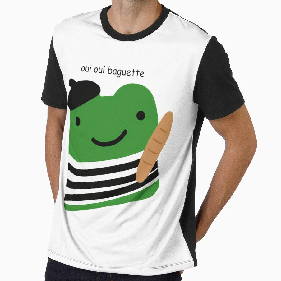 Oui Oui Baguette French Frog by BaSeArt21