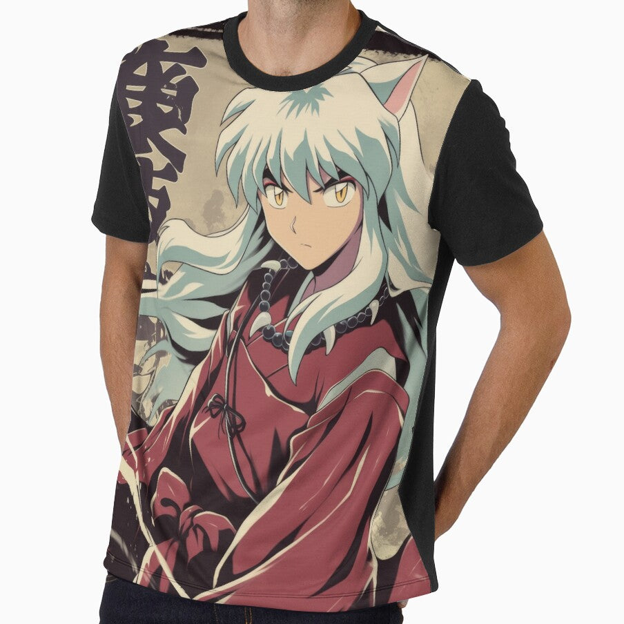 Inuyasha Giga Chad Warned Poster by AnimeArsenalPrints