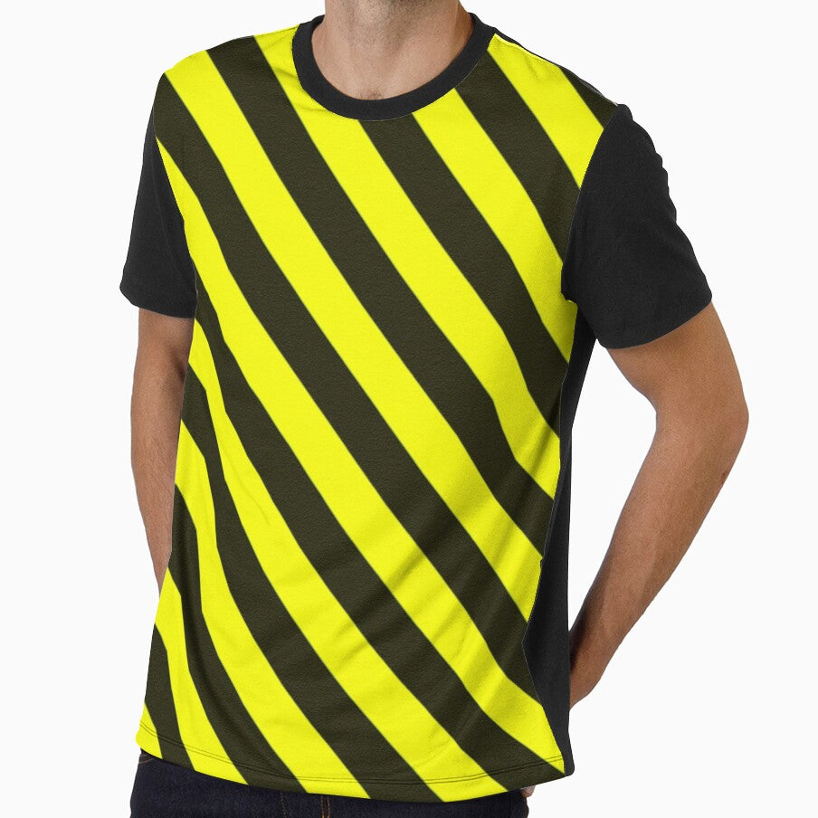 Madchester black yellow stripes Factory design by ModSupporters