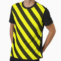 Madchester black yellow stripes Factory design by ModSupporters