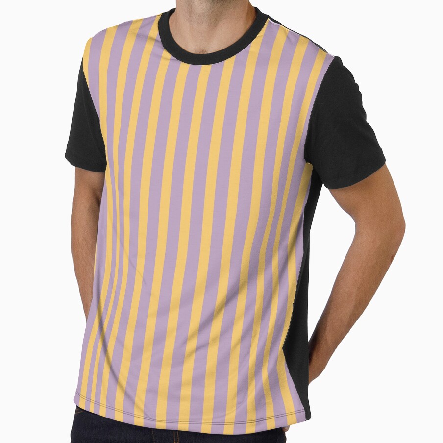 Soft Purple and Yellow Stripes by The Innocent Ghost Project