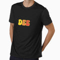 ❤️ Dee Personalized Name Wavy Retro Shirt, Coffee Mug, Sticker Gift by HelixPedia