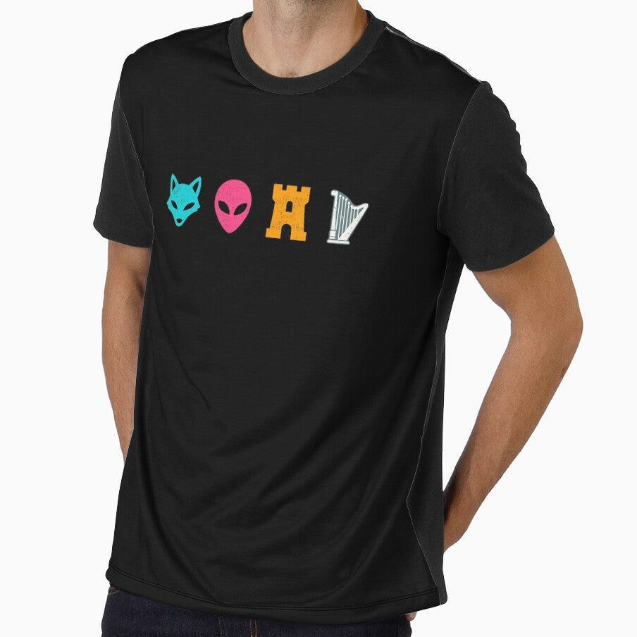 Funny Spurs Fox Alien Castle Harper For Men Women Kids by InkStormPro
