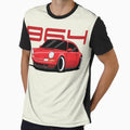 Porsche 964 Illustration Red by blackdogshop