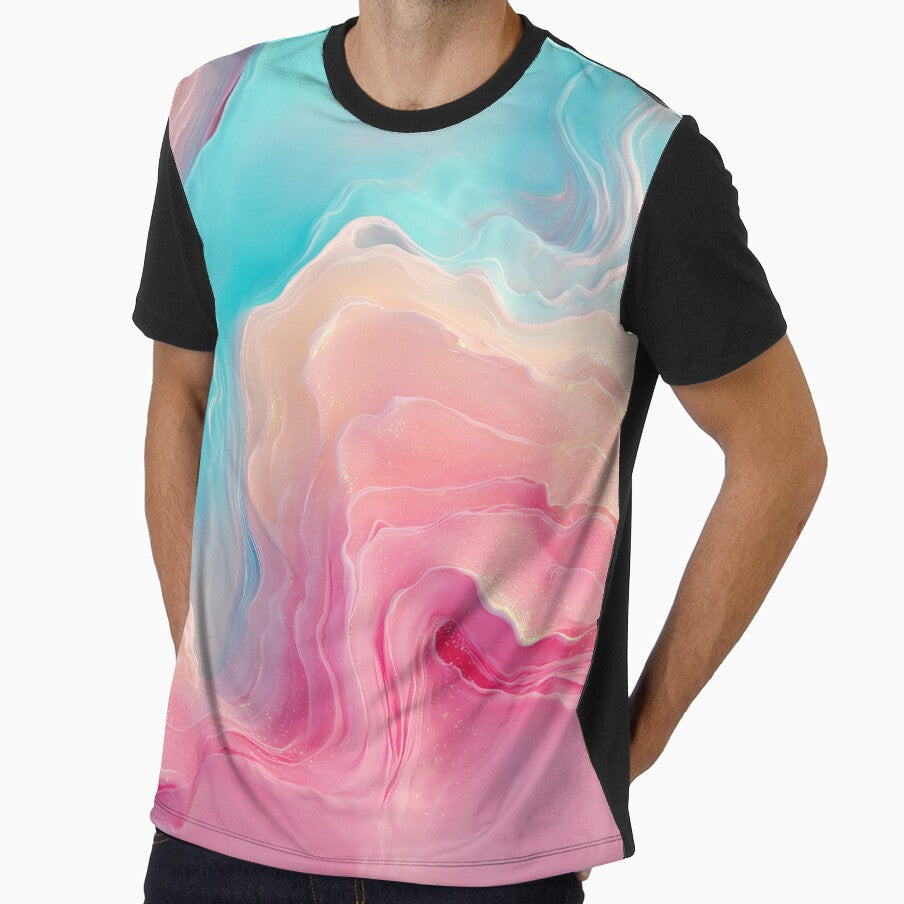 Cotton Candy Marble by Abstract Clothes