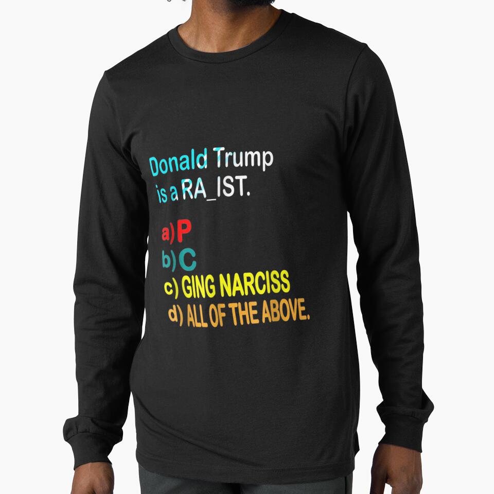 Retro Vintage Donald Trump Is A Ra Ist by vergielx