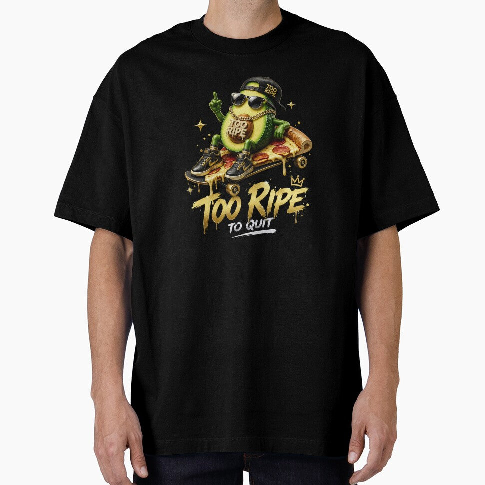 Too Ripe Skateboard Avocado Design by ChamberlinSmith