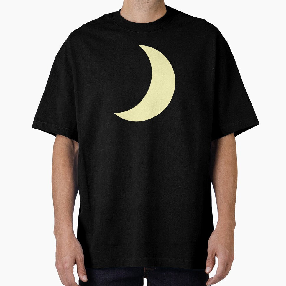 Simple Yellow Half Moon by Susssanne