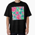 Roses and branches on green by SophieClimaArt