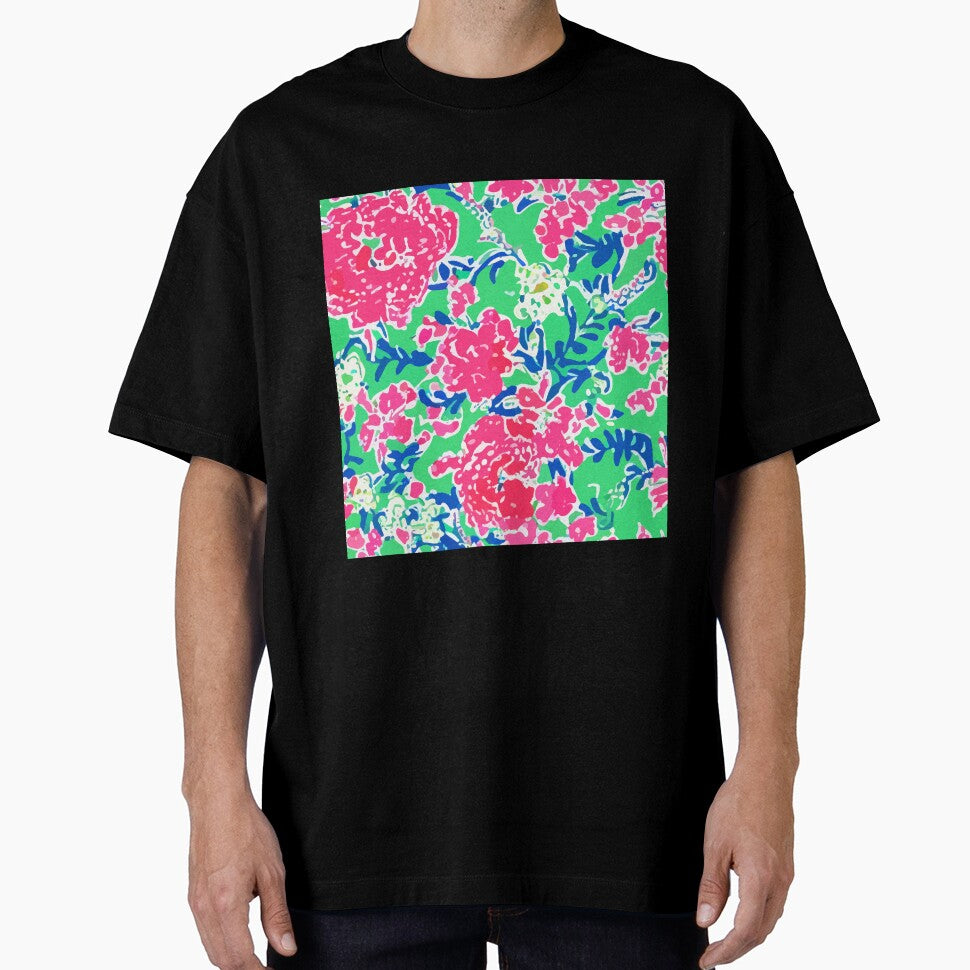 Roses and branches on green by SophieClimaArt