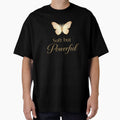 Soft but Powerful Butterfly Minimal Aesthetic Feminine Quote by DreamelleStudio
